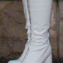 White High Gogo Boots Size 8 Photo 1