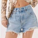 Levi’s ® 501 Original Cutoff High Waisted Denim Short Vintage Denim Light Photo 1