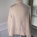 Michael Kors  cream waterfalls open sweater cardigan size medium Photo 3