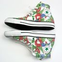 Converse  Chuck Taylor All Star High Top Sneakers 10 Women's Green Red Blue Shoes Photo 6