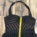 City Triangles  New Black Nude Halter Fit and Flare Midi Dress Size 11 Junior’s Photo 3