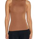 Naked Wardrobe  Turtleneck Lightweight Knit Top in Light Brown Women's XS Photo 0