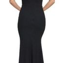 Dress the Population Jodi V Back Trumpet Hem Maxi Gown Black Photo 1