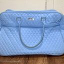 Vera Bradley  blue quilted travel duffle bag Photo 0