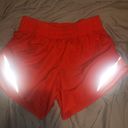 Athletic Works Orange Athletic Shorts Photo 0