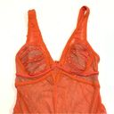 None Seduction’s Lace Bodycon Orange Dress Size Medium Photo 4