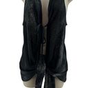 Krass&co ISDA &  Sprayed Vest Open Front Black Womens Xsmall Photo 3