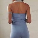 Free People  Movement Strapless Hot Shot One-Piece in Raindrop Baby Blue Medium Photo 3