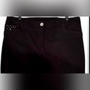 Style & Co  SIZE 16 🍒BLACK HIGH RISE CROPPED PANTS WITH RHINESTONE DETAILS Photo 3