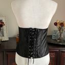 Alivila.Y Fashion Sexy Satin Vintage Underbust Waist Training Corset Black 3XL. Size undefined Photo 4