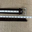 Calvin Klein Vintage  Chocolate Brown Suede Leather Belt M 29-33 Inches Photo 7