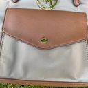 Michael Kors MICHAEL  tan nylon shoulder bag satchel with gold hardware Photo 2