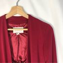 BCBGeneration  Red Open Front Drape Lightweight Blazer XXS Photo 2