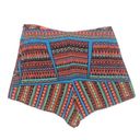 Alexis Tribal Aztec Boho Multicolored High Rise Shorts Photo 5