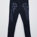 Alexander Wang  x H&M Pattern Art Slim Black Denim Photo 0