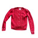 Daisy Springfield Reconsider Red Knit Sweater  Embroidered Crew Neck Size Medium Photo 0