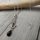 Onyx Mermaid Black  Sterling Silver Necklace Photo 1