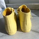 London Fog NWOT  Buckie Rain Boot Yellow size 6 rubber waterproof boots Photo 4