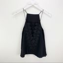 Cami NYC  The Charlie Black Silk Lace Tank Top Photo 1