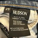 Hudson Jeans  Women’s High Rise Straight Denim Light Wash Size 25 Zoeey Deep Cuff Photo 5