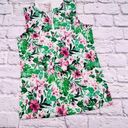 Tommy Bahama NEW  Golf Shirt Size XS White Green Pink Floral Sleeveless 1/4 Zip Photo 0