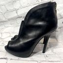 Guess Ashleigh Leather Booties Black-6.5 Photo 2