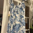 Few Moda Kourt Blue And White Floral Dress Photo 1