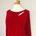 Chico's NEW NWT  Red Cutout Classic 3/4 Sleeve Dress Photo 5