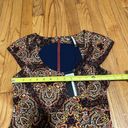 Tracy Reese Plenty by  NWT Pleated Fit and Flare Paisley Print Cap Sleeve Dress 0 Photo 4