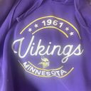 NFL Team Apparel Purple Minnesota Vikings Vintage Sweatshirt Photo 2