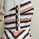 Hutch  Tiffany Striped Jacquard Sleeveless Fit Flare Womens Size 4 Midi Pockets Photo 5