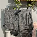 The Comfy Athletic Shorts 90 Degree Elastic Drawstring Waist Heather Gray Womens M Photo 1