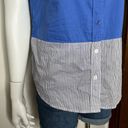 Equipment  Femme Blue Sleeveless Button Up Top Size Medium Photo 2