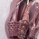 Frye  Lola Huarache Leather Wedge Sandals Size 9 Photo 2