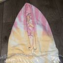 Samii Ryan NIP BSR  All I Want Is You Flower Tie Dye Hooded Sweatshirt Medium Photo 3