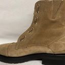 ALLSAINTS NEW  zip boot Ariel suede faux lace up Boot Shoe Brown Sz 39 , US 8.5-9 Photo 5