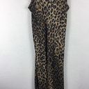 ALLSAINTS  Hera Leopard Print Satin Sleeveless Midi Slip Dress Medium Photo 9