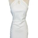 The Bar  Liam Chain Dress in Coconut White 2 New Womens Mini Backless Photo 4