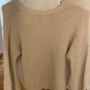 Hippie Rose Puff Sleeve Cropped Sweater Photo 1