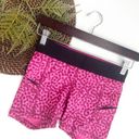 Lululemon  Womens Shorts What The Sport Short Ace Spot Magenta Size 4 Photo 1