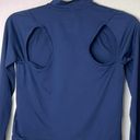 New Balance X J. Crew Navy Activewear Long Sleeve Crop Top Photo 8