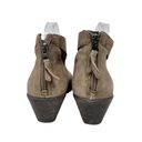 Dansko  Tan Brown Suede Cut Out Zip Up Heeled Booties Shoe Size EUR 40 Photo 6