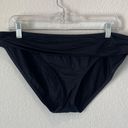 La Blanca Island Goddess Shirred Band Hipster Bottom in Black Photo 1