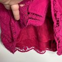 Torrid  fushia pink pleated eyelet shorts size 2 Photo 4