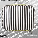 Henri Bendel  Striped Leather iPad Crossbody Bag Photo 2