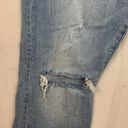 Dear John  womens 31 rosa flare light wash distressed jeans denim blue raw hem Photo 9