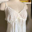 Oscar de la Renta vintage cream floral embroidered slip dress Photo 1