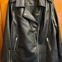 Lane Bryant  Thin Moto Leather Jacket worn 1X Great condition, for 40-65 degrees Photo 6