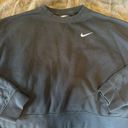 Nike Cropped Crew Neck Sweatshirt Photo 1