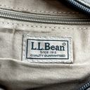 L.L.Bean  Messenger Bag Satchel Crossbody Buckle Adjustable Canvas Green Brown Photo 8